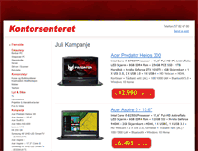 Tablet Screenshot of kontorsenteret.no